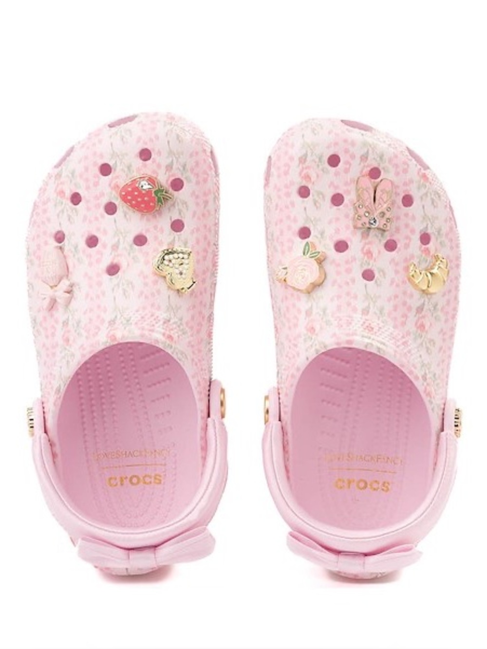 NIB LoveShackFancy x Crocs Classic Clogs - Little Kid